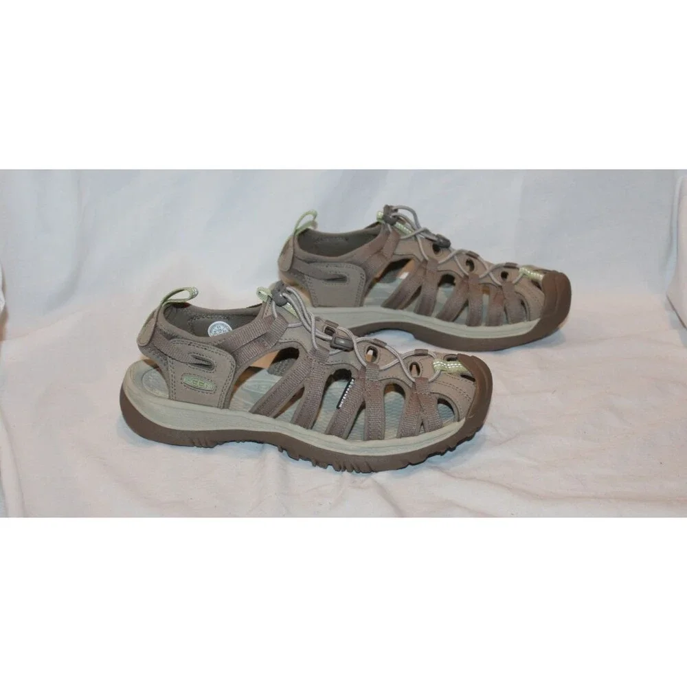 Keen Women's Whisper Timberwolf Tarragon Hiking Sandals NEW SZ 11 BEIGE